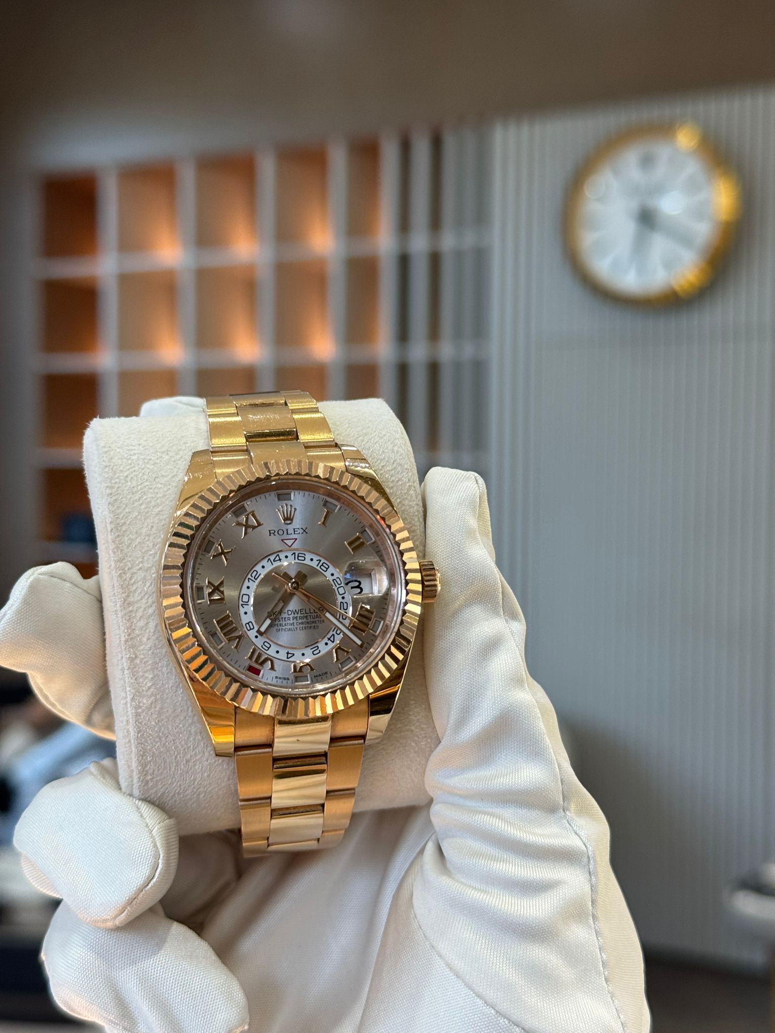 Rolex Sky Dweller Rose Used