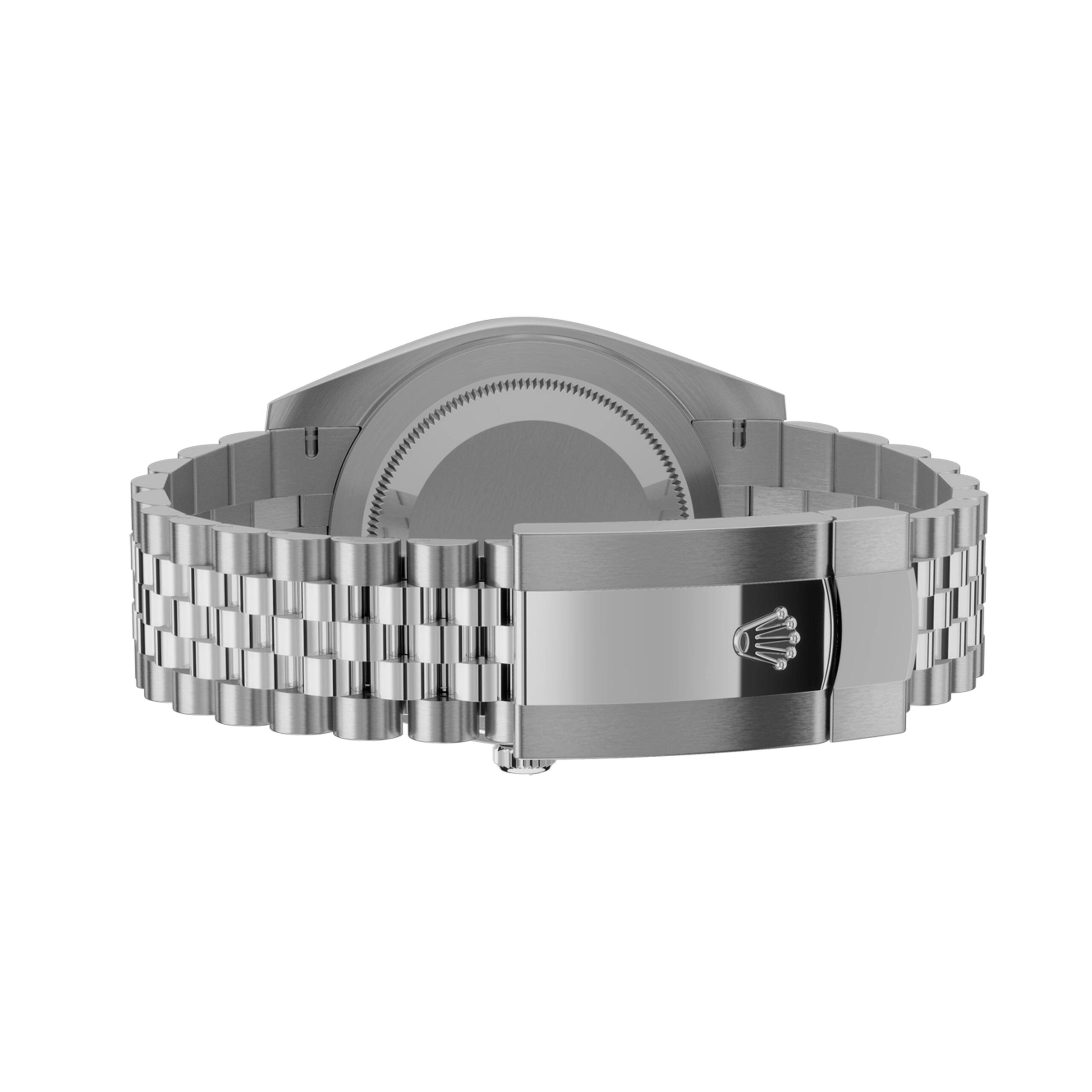 Rolex Datejust Wimbledon 41mm 126300 Smooth Bezel, Grey and Green Roman Dial, Unworn 2026 5