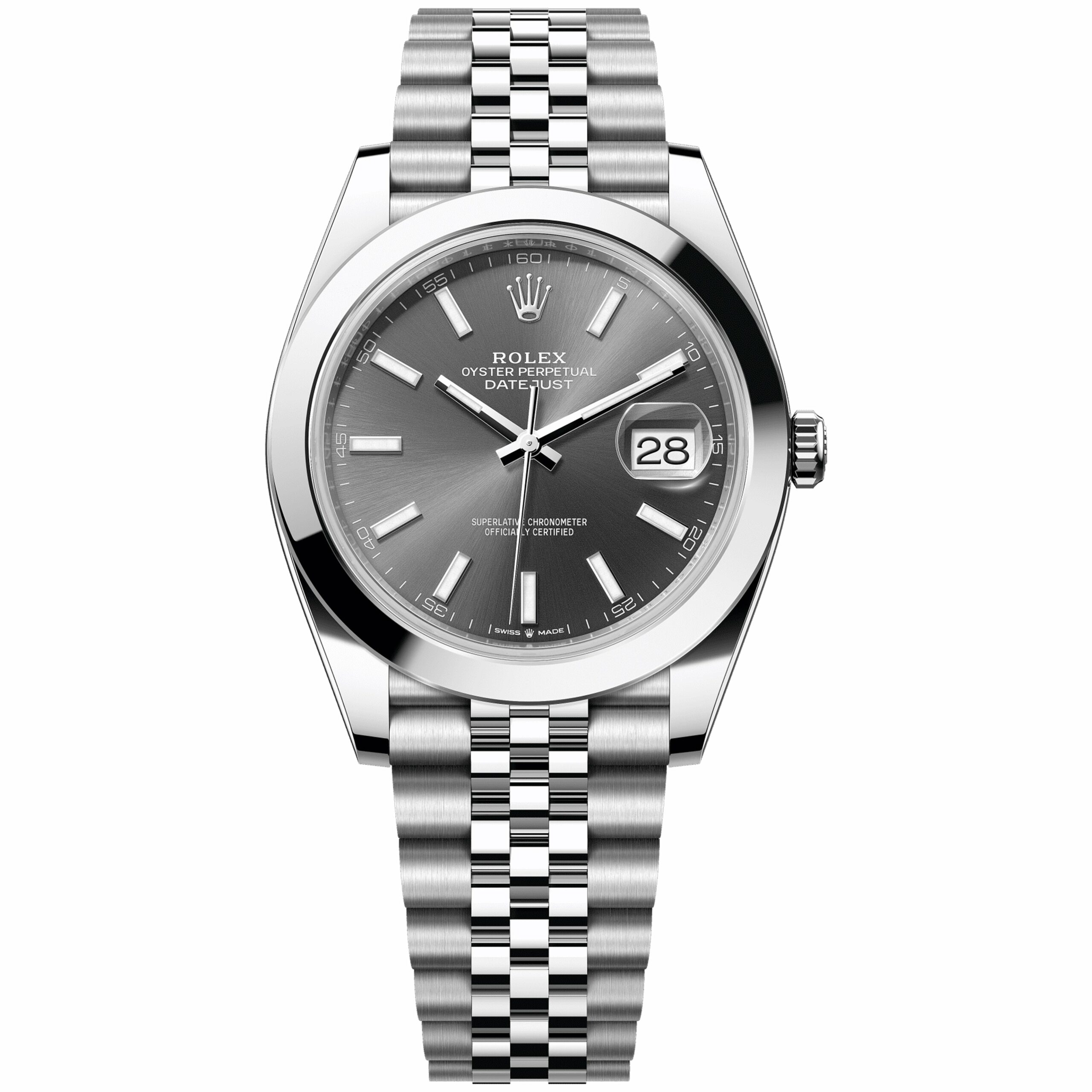 Rolex Datejust 41mm 126300 Dark Rhodium Index Dial, Unworn 2026 3