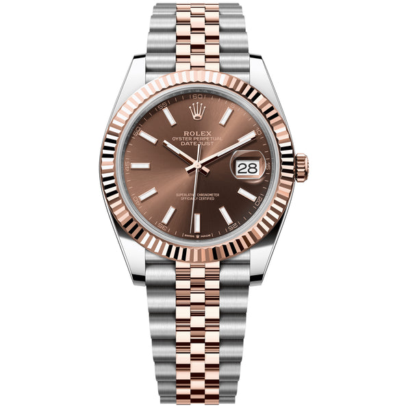 Rolex Datejust 41mm 126331 Rose Gold, Chocolate Index Dial, Worn 2022 1