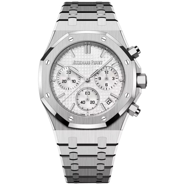 Audemars Piguet Royal Oak Chronograph 41mm 26240ST.OO.1320ST.07 Silver Grande Tapisserie Dial, Unworn 2025 1
