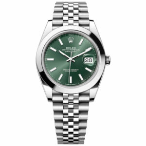 Rolex Datejust 41mm 126300 Mint Green Index Dial, Unworn 2026 1