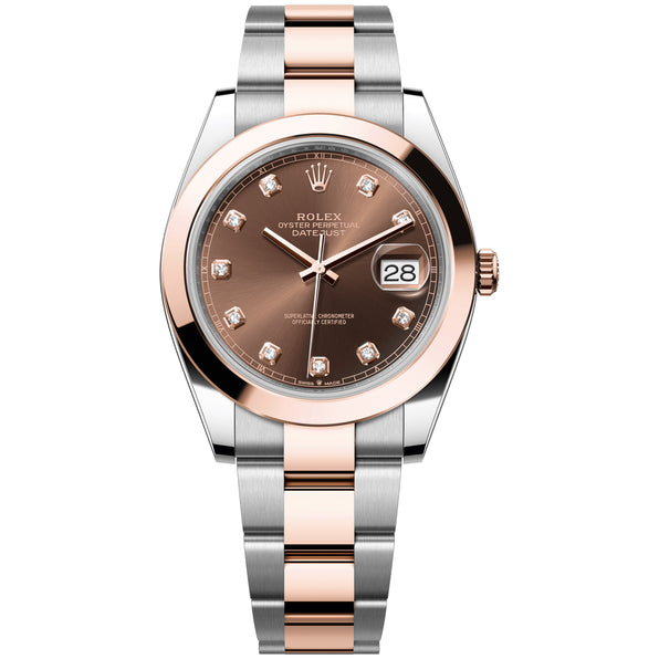 Rolex Datejust 41mm 126301 Chocolate Diamond Dial, Oyster Bracelet, Unworn 2022 1