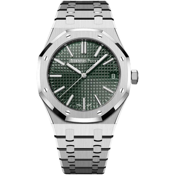 Audemars Piguet Royal Oak 41mm 15510ST.OO.1320ST.09 Green Grande Tapisserie Dial, Unworn 2023 1