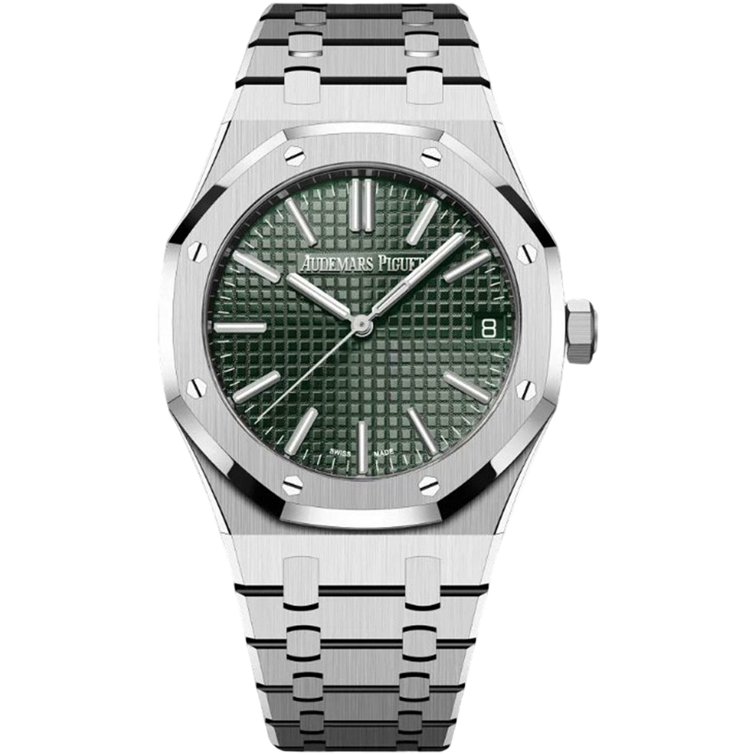 Audemars Piguet Royal Oak 41mm 15510ST.OO.1320ST.09 Green Grande Tapisserie Dial, Unworn 2023 3