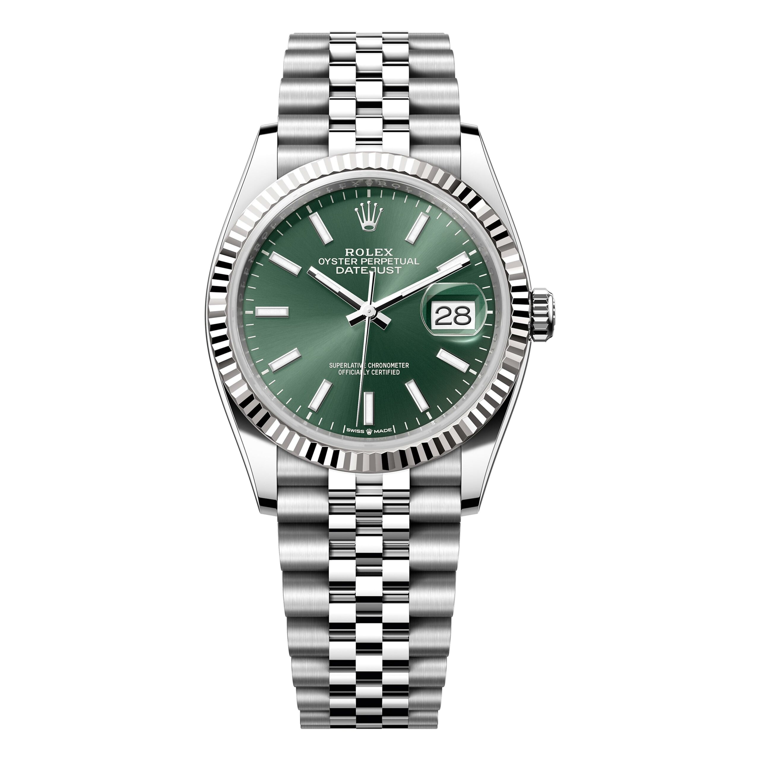 Rolex Datejust 36mm 126234 Mint Green Index Dial, Unworn 2026 3