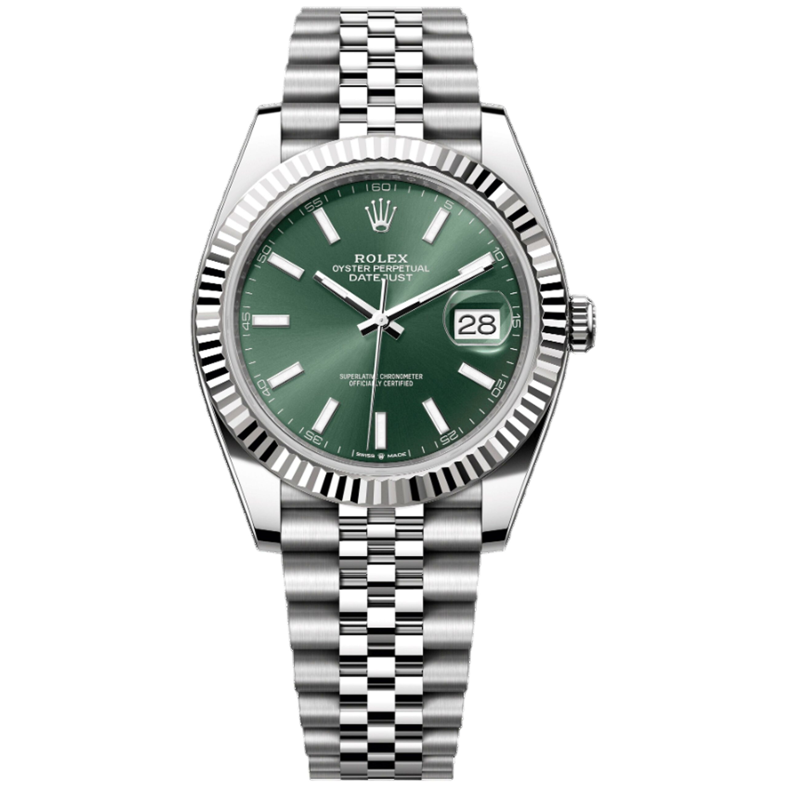 Rolex Datejust 41mm 126334 Mint Green Index Dial, Unworn 2026 3
