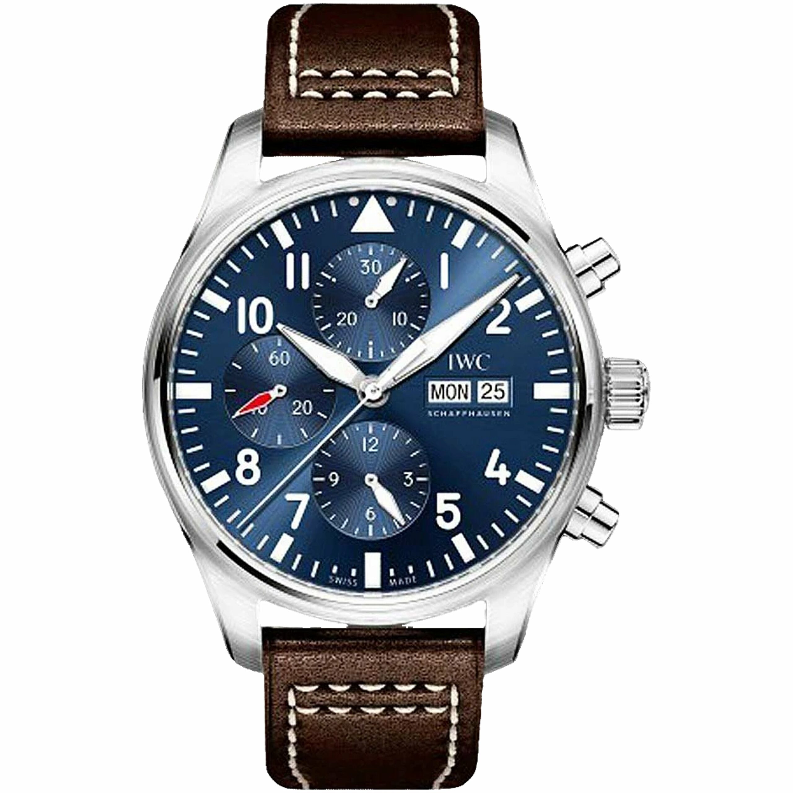 IWC "Pilot's Le Petit Prince" Chronograph 43mm IW377714 Blue Numeral Dial, Like New 2022 3