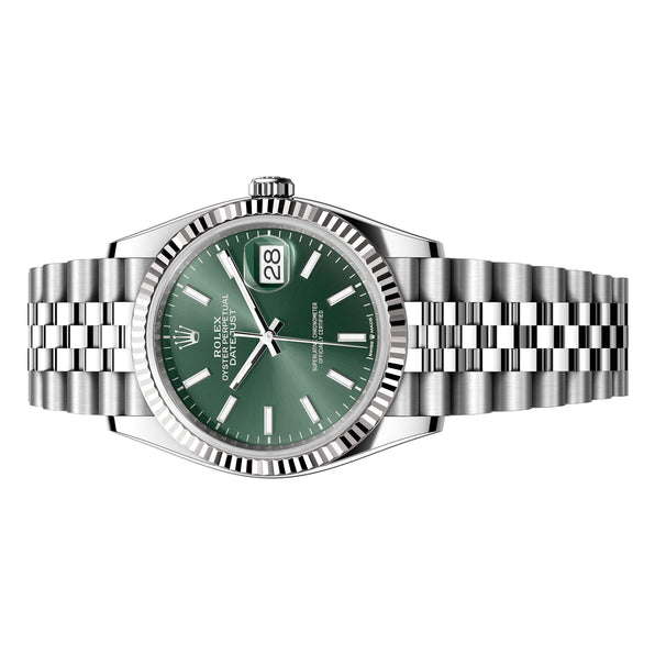 Rolex Datejust 36mm 126234 Mint Green Index Dial, Unworn 2026 2