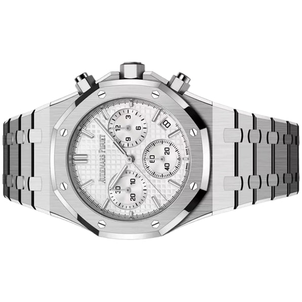 Audemars Piguet Royal Oak Chronograph 41mm 26240ST.OO.1320ST.07 Silver Grande Tapisserie Dial, Unworn 2025 2
