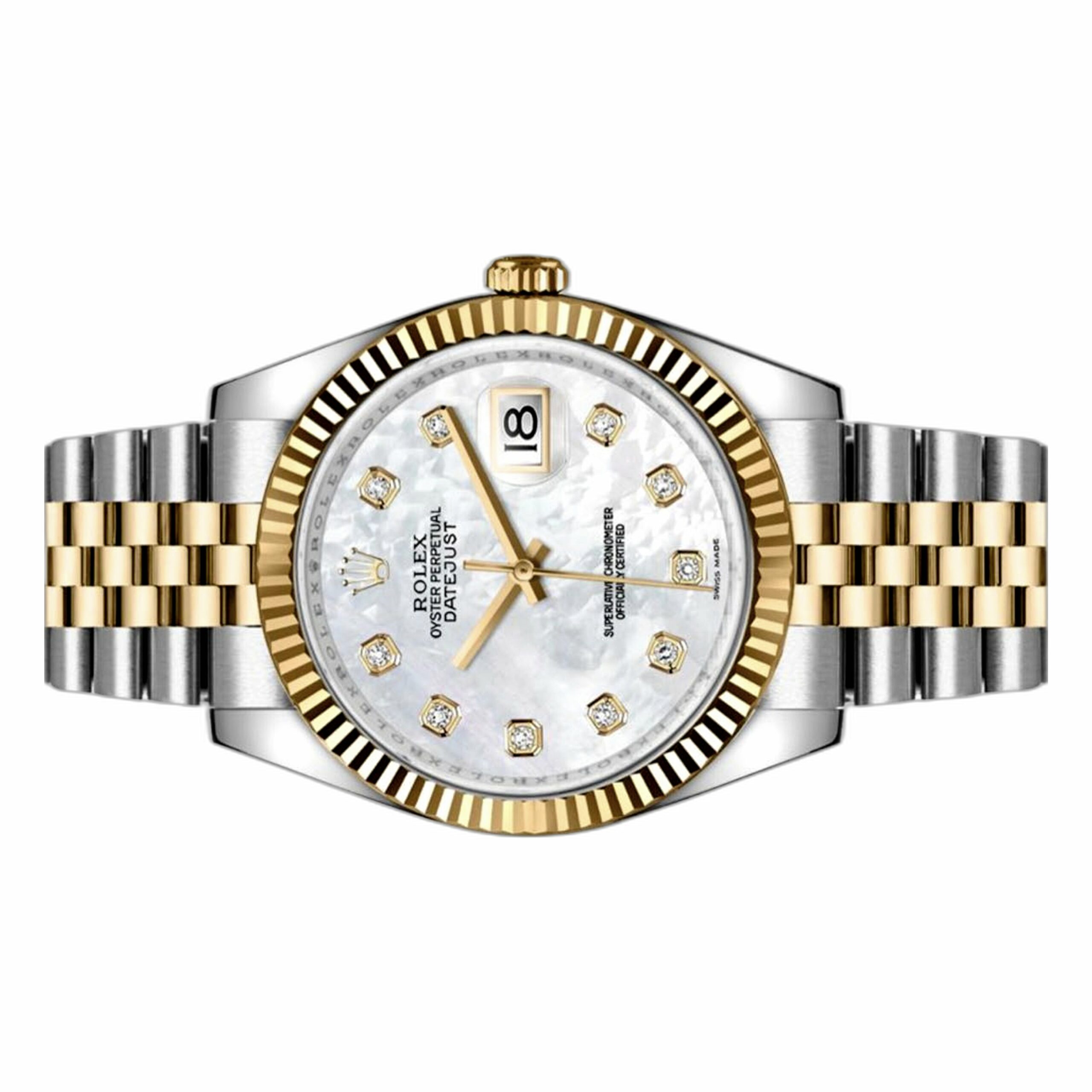 Rolex Datejust 36mm 116233 Mother of Pearl MOP Diamond Dial, Worn 2013 4