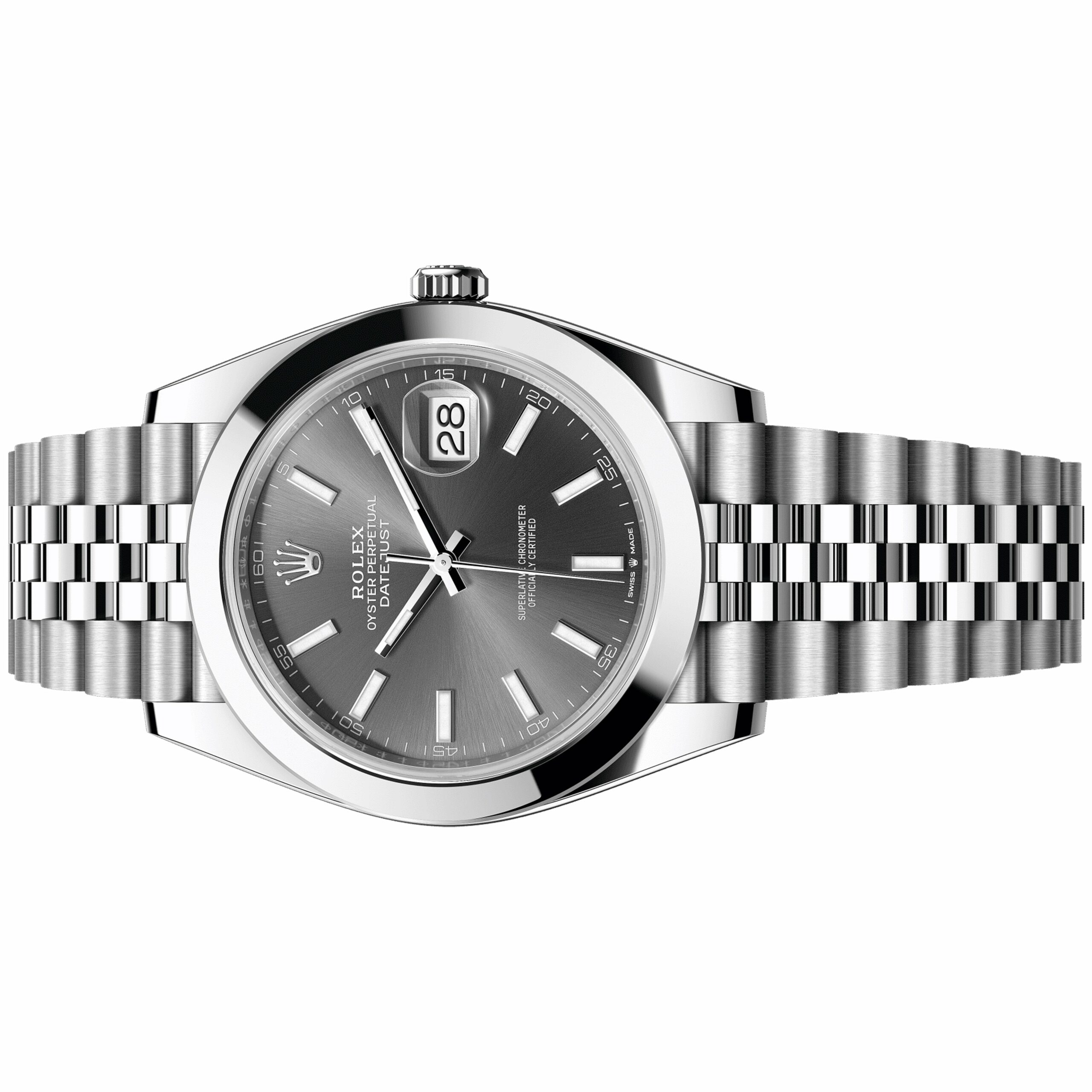Rolex Datejust 41mm 126300 Dark Rhodium Index Dial, Unworn 2026 4