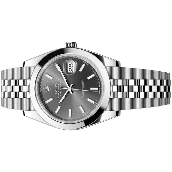Rolex Datejust 41mm 126300 Dark Rhodium Index Dial, Unworn 2026 2