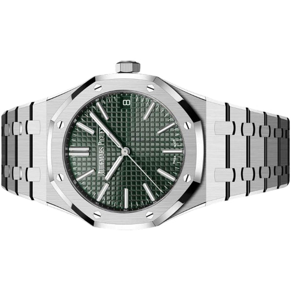 Audemars Piguet Royal Oak 41mm 15510ST.OO.1320ST.09 Green Grande Tapisserie Dial, Unworn 2023 2