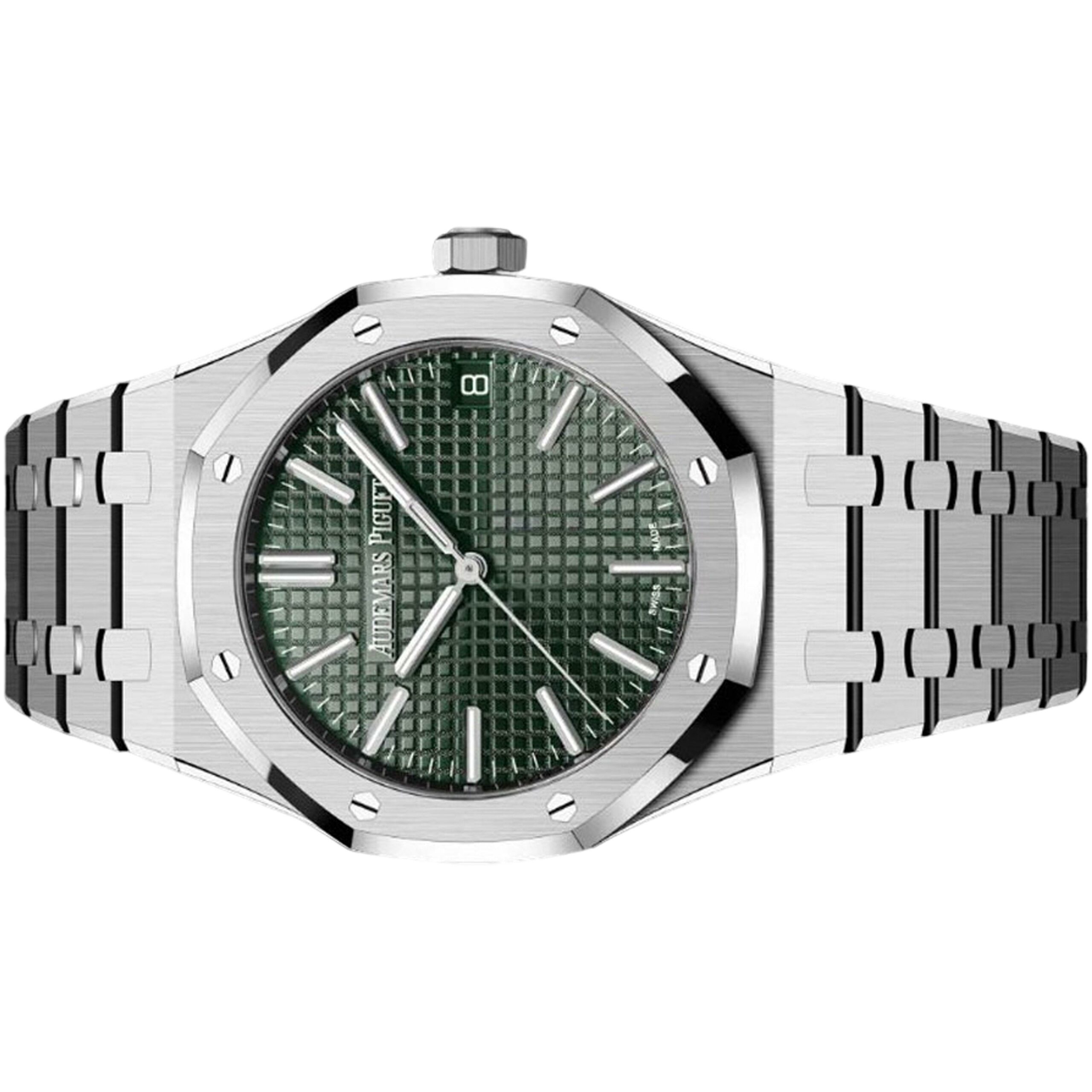 Audemars Piguet Royal Oak 41mm 15510ST.OO.1320ST.09 Green Grande Tapisserie Dial, Unworn 2023 4