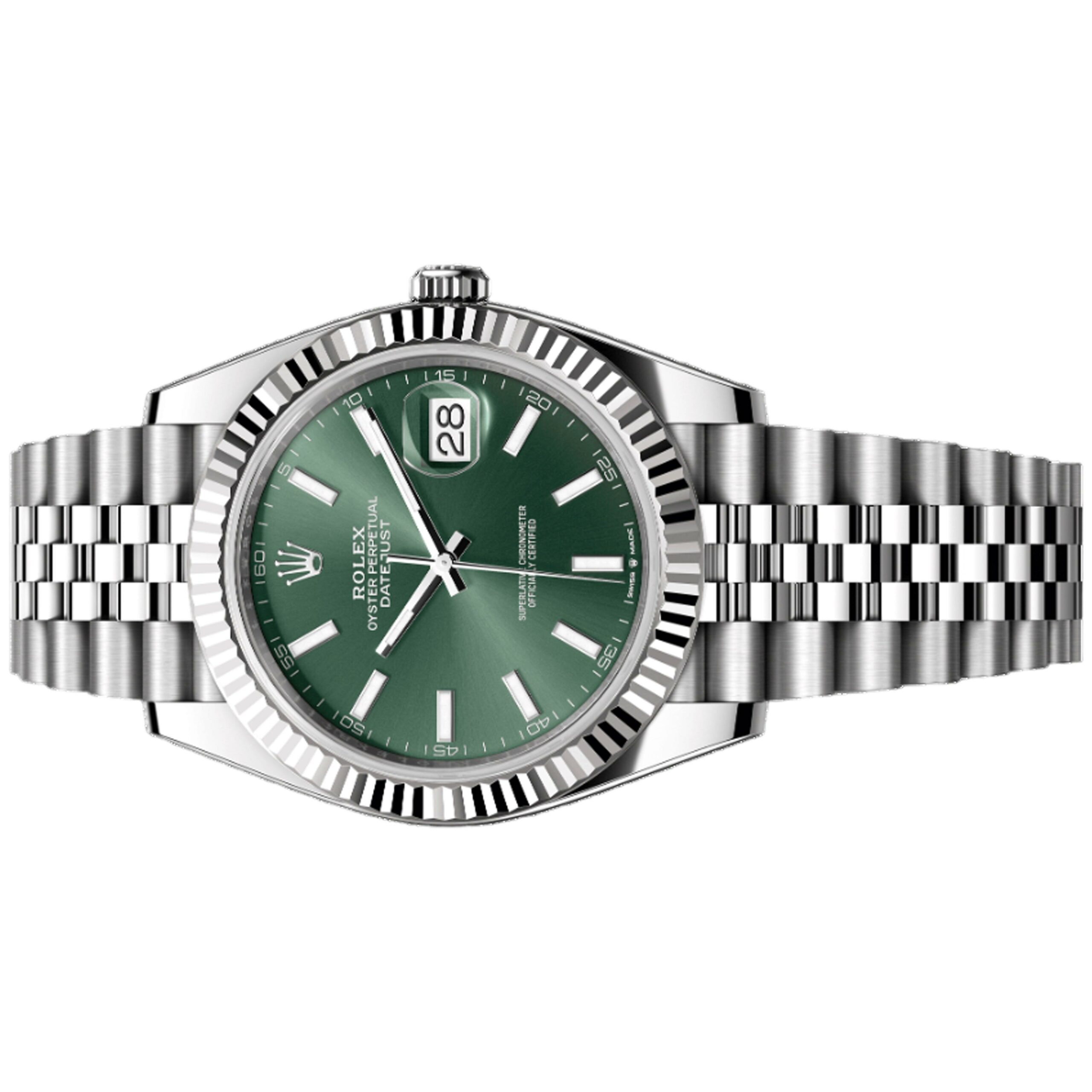 Rolex Datejust 41mm 126334 Mint Green Index Dial, Unworn 2026 4