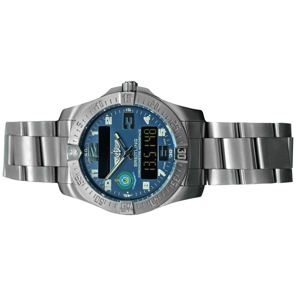 Breitling Aerospace Evo UAE Special Edition 43mm E79363 Blue Numeral with UAE Logo Dial, Like New 2022 2
