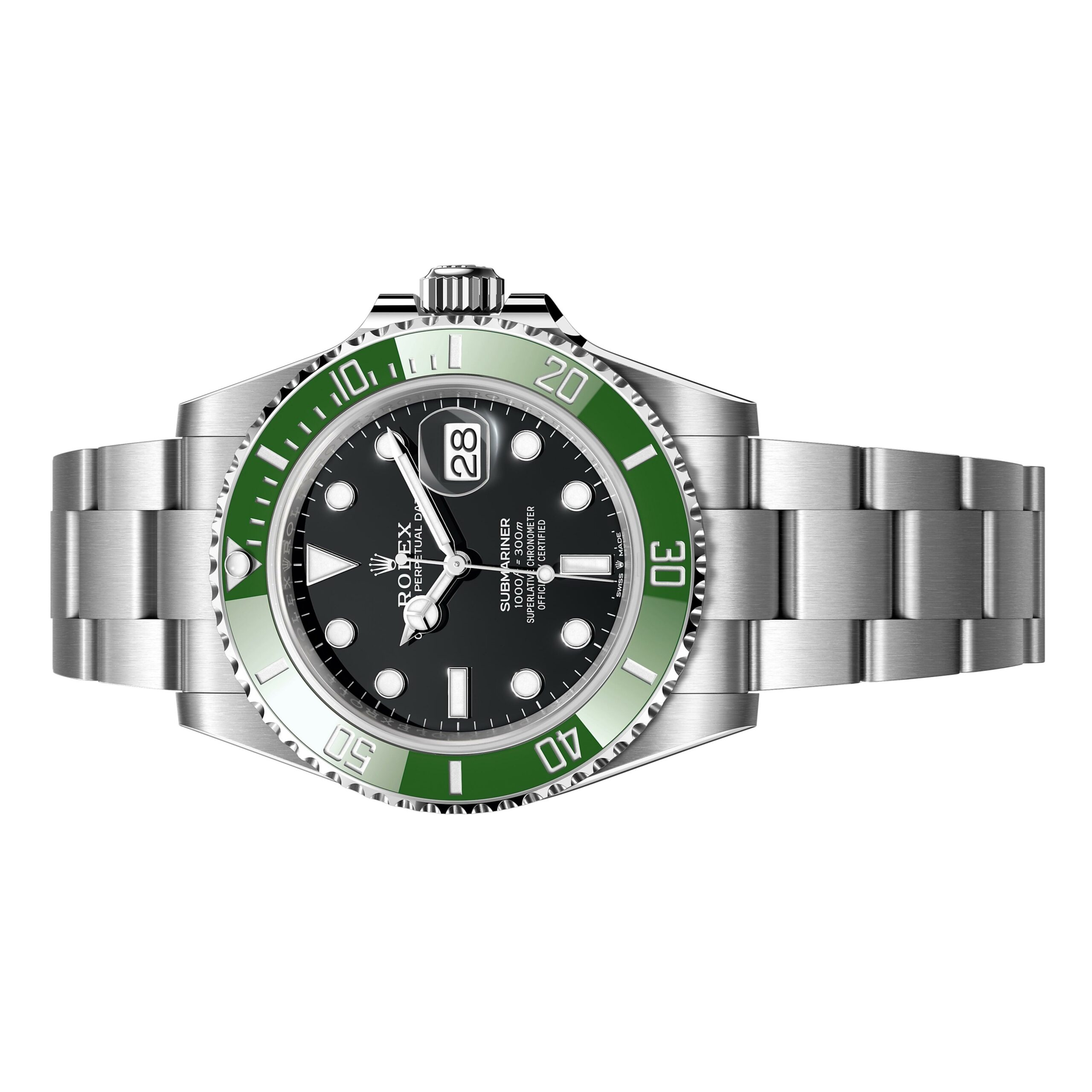 Rolex Submariner Date Starbucks Green MKII 41mm 126610LV, Black Dial, Unworn 2026 4