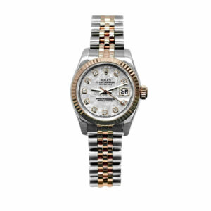 Watches 17 Rolex Lady Datejust 26mm 179171 Rose Gold, Meteorite Diamond Dial, Worn 2014 1