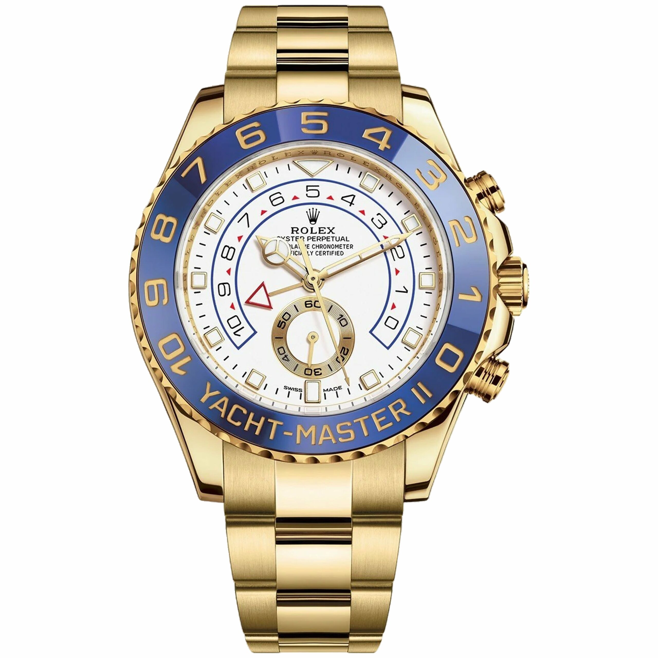 Rolex Yacht Master II 44mm 116688 Full Yellow Gold, White Dial, Worn 2021 3