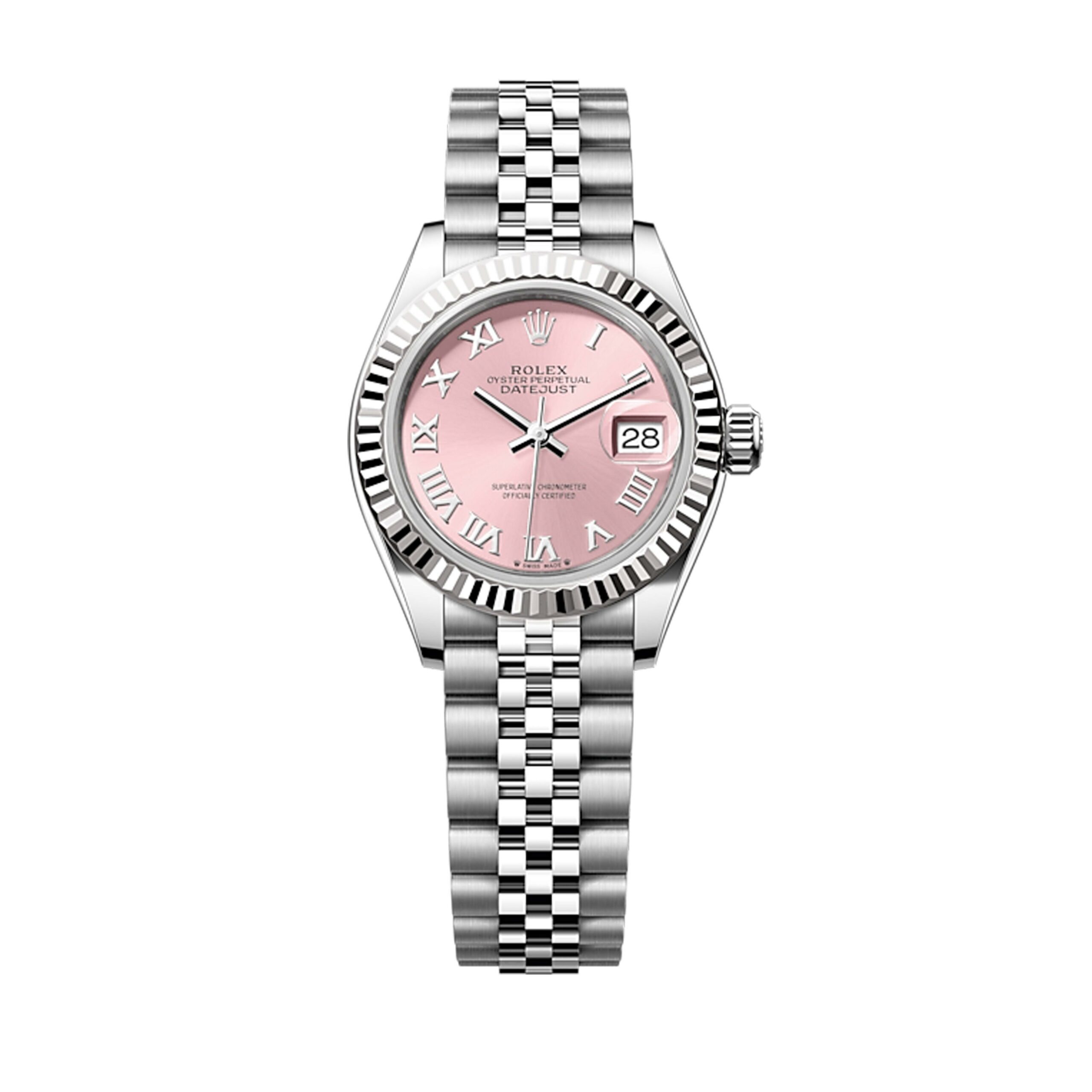 Rolex Lady Datejust 28mm 279174 Pink Roman Dial, Unworn 2025 3