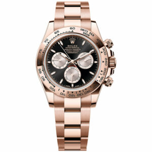 Watches 9 Rolex Daytona 40mm 126505 Full Rose Gold Black Index Dial, Like New 2025 1
