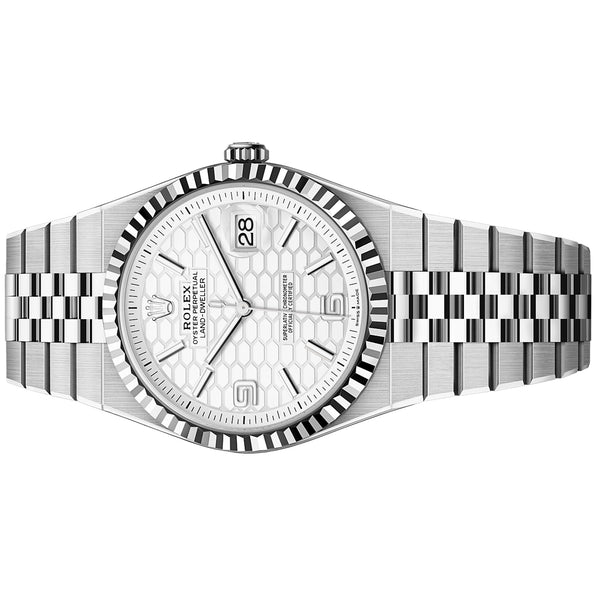 Rolex Land-Dweller 40mm 127334 White Honey Comb Dial, Unworn 2026 2