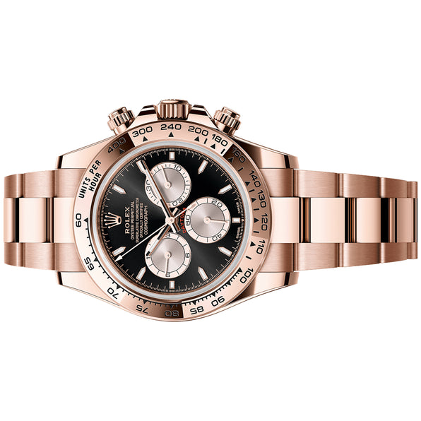 Rolex Daytona 40mm 126505 Full Rose Gold Black Index Dial, Like New 2025 2