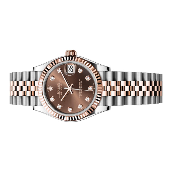 Rolex Lady Datejust 31mm 278271 Rose Gold Chocolate Diamond Dial, Unworn 2026 2