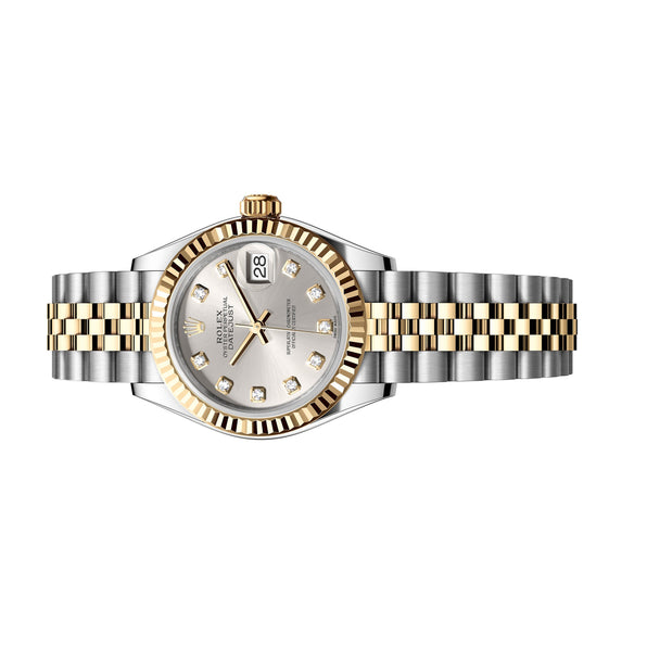Rolex Lady Datejust 28mm 279173 Silver Diamond Dial, Worn 2024 2