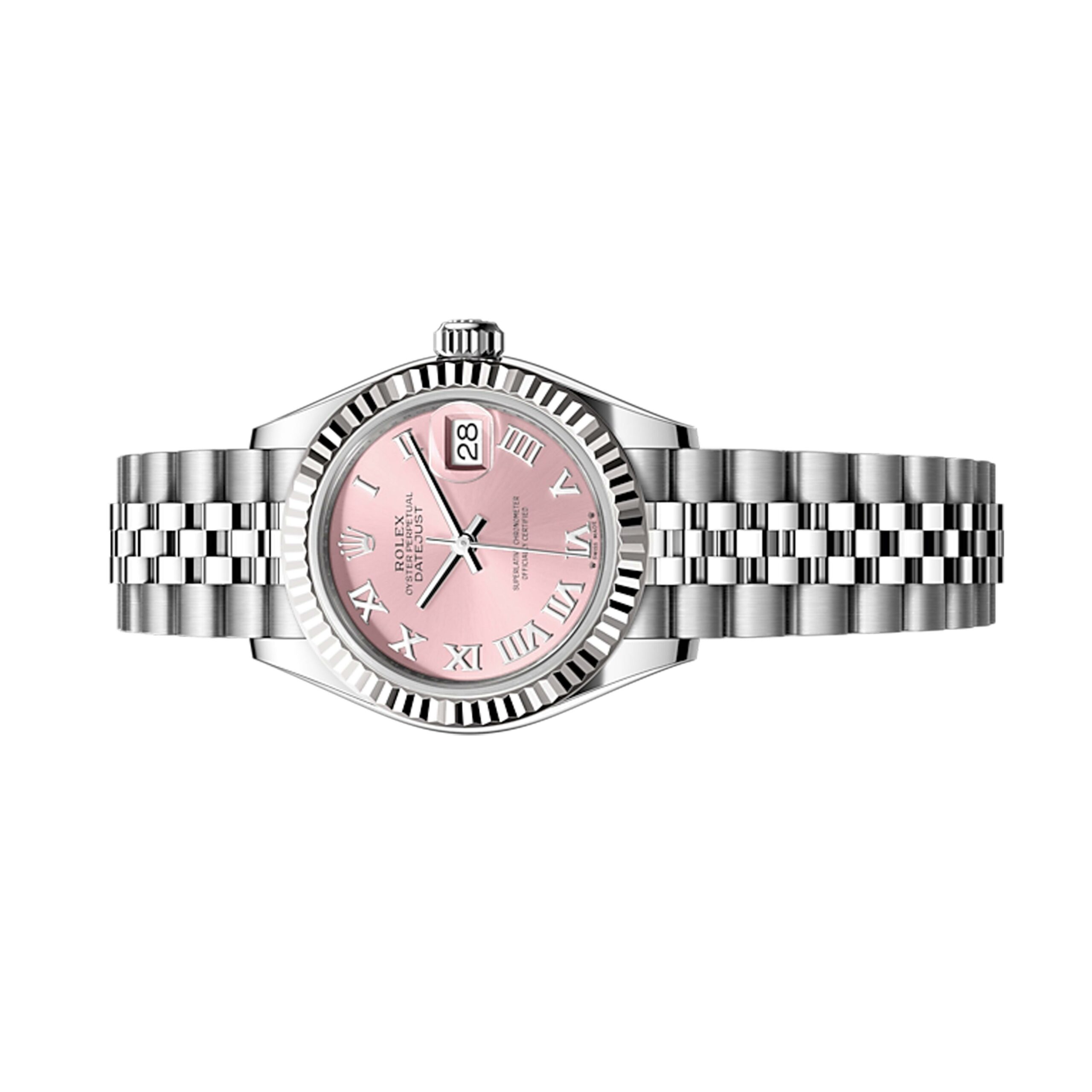 Rolex Lady Datejust 28mm 279174 Pink Roman Dial, Unworn 2025 4