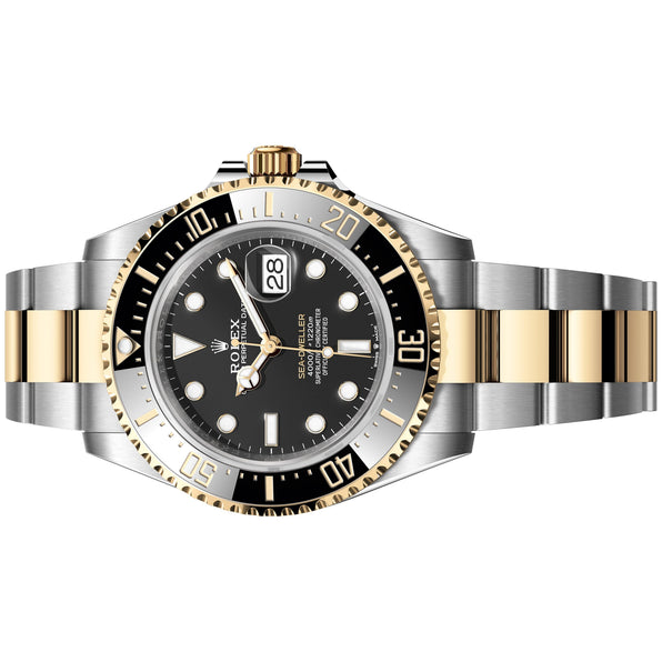 Rolex Sea-Dweller 43mm 126603 Yellow Gold, Black Dial, Worn 2024 2