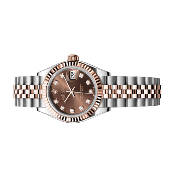 Rolex Lady Datejust 28mm 279171 Rose Gold, Chocolate Diamond Dial, Unworn 2026 2